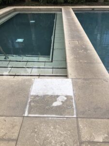 Pool Deck Cleaning - Before