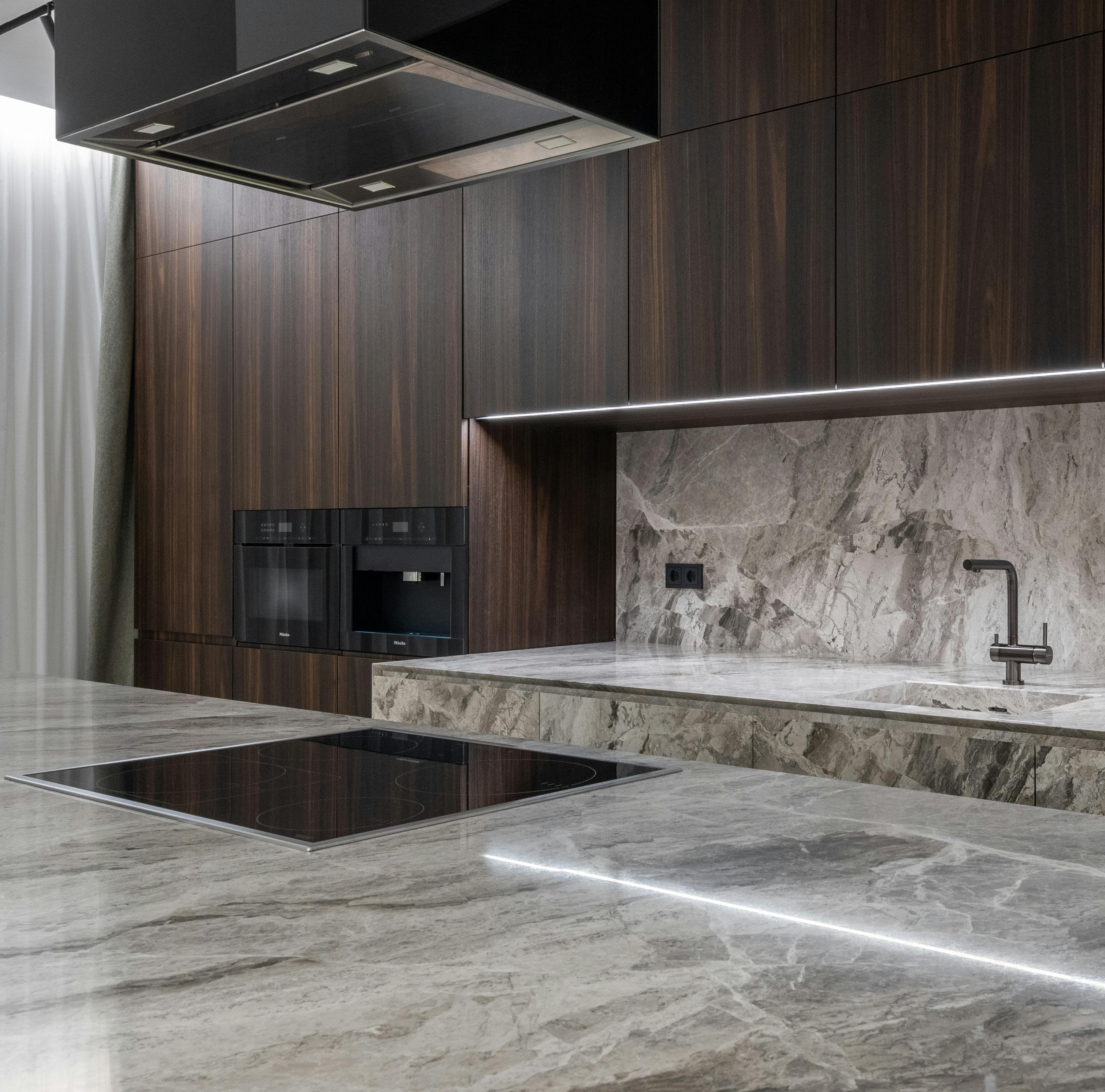 Polished marble surface restored by Marble Shine Hawaii